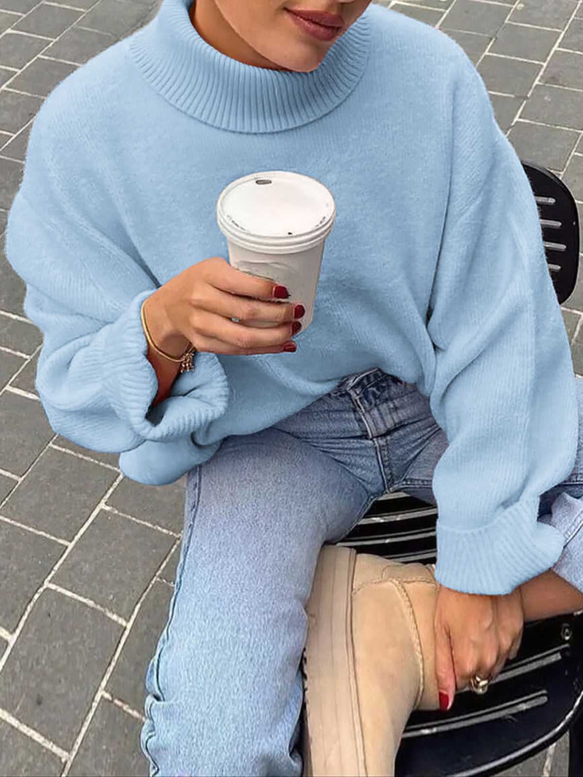 Crewneck Knit Sweater