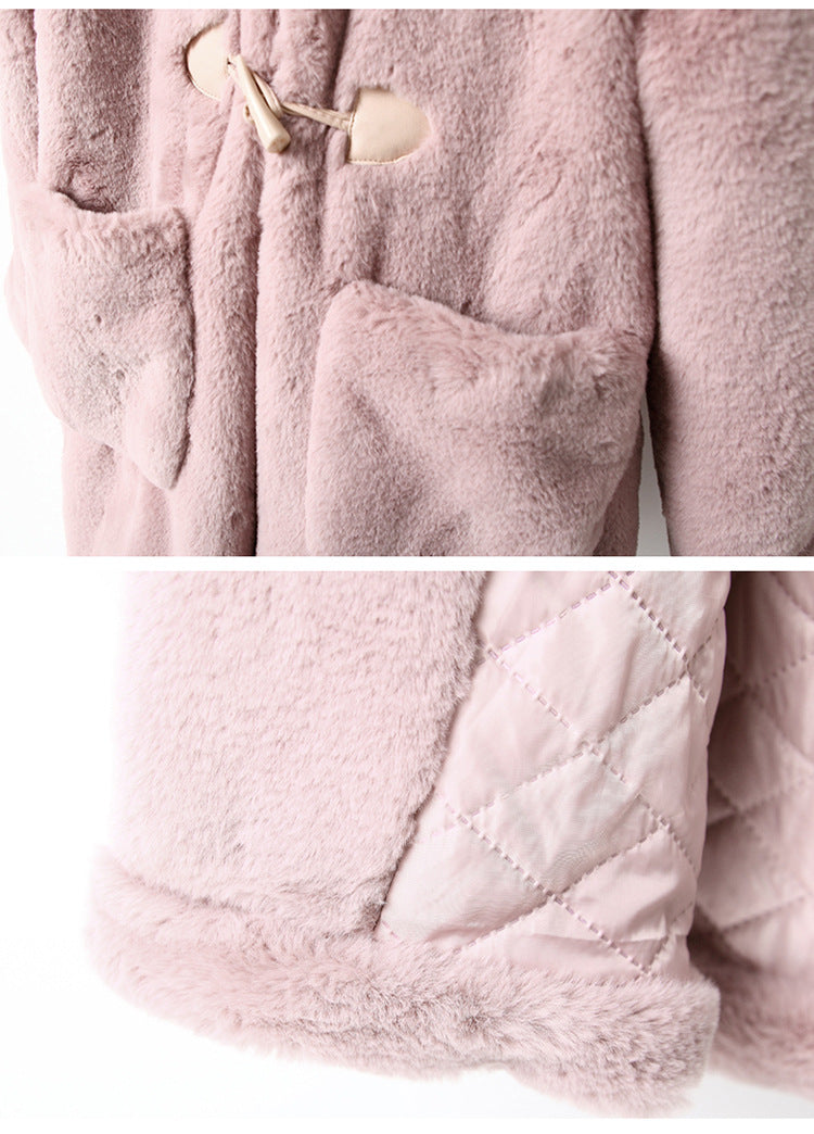 Kids' Faux Fur Coat