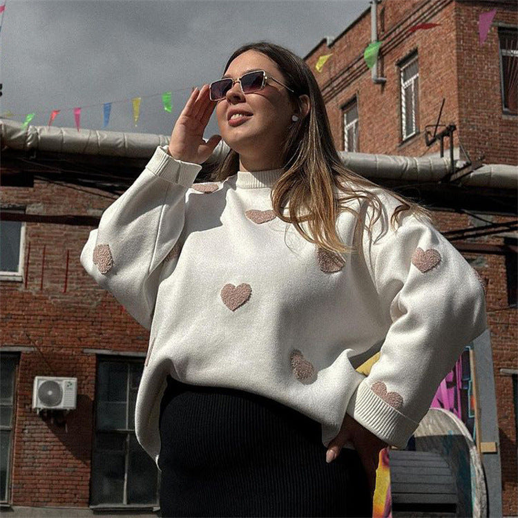 Heart Crewneck Sweater