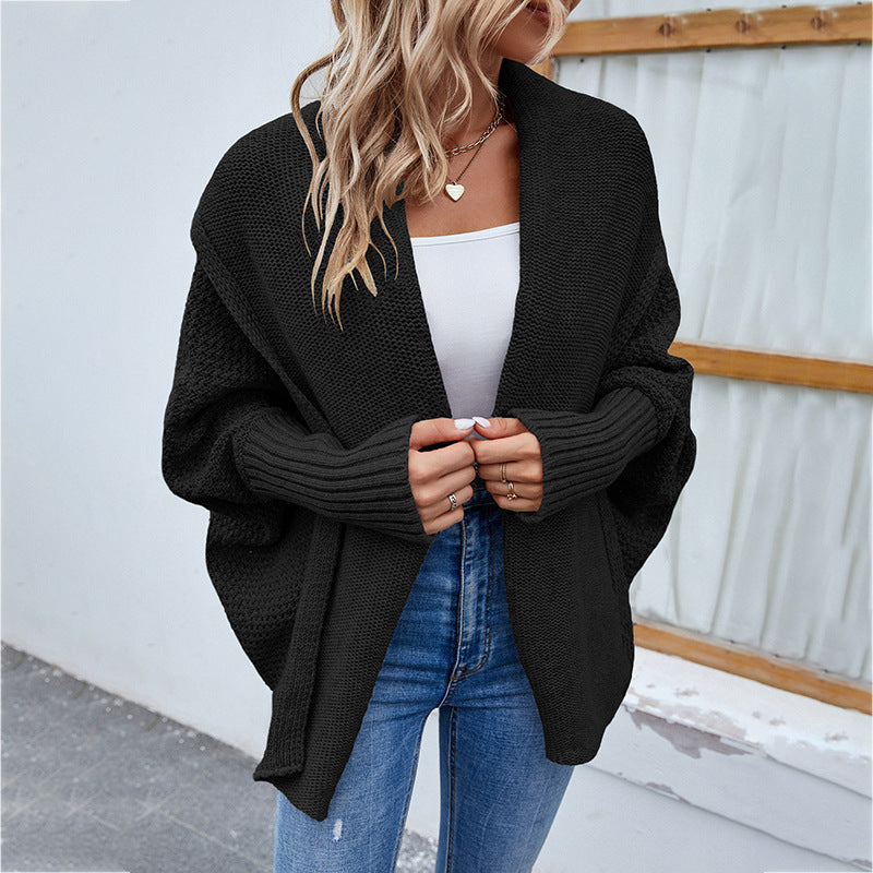 Batwing Lapel Cardigan