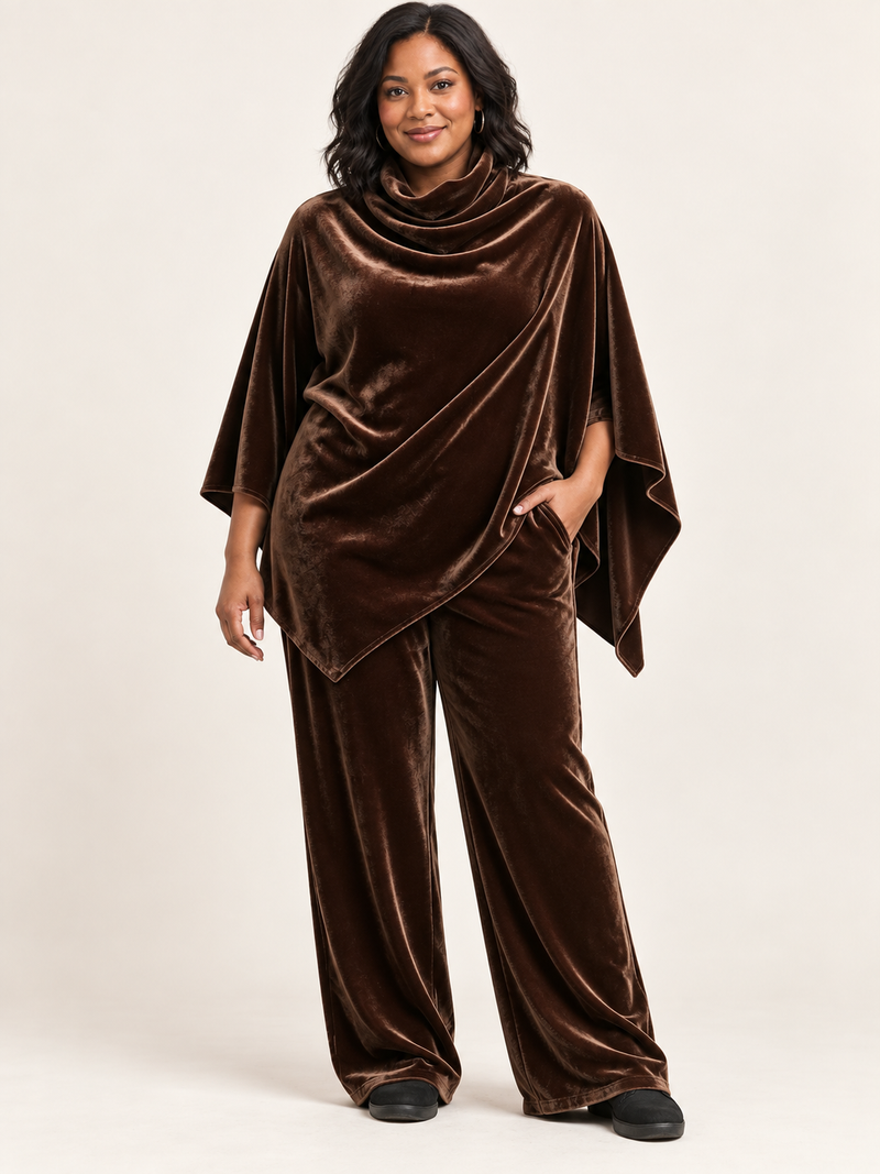 Top & Wide-Leg Pants Set