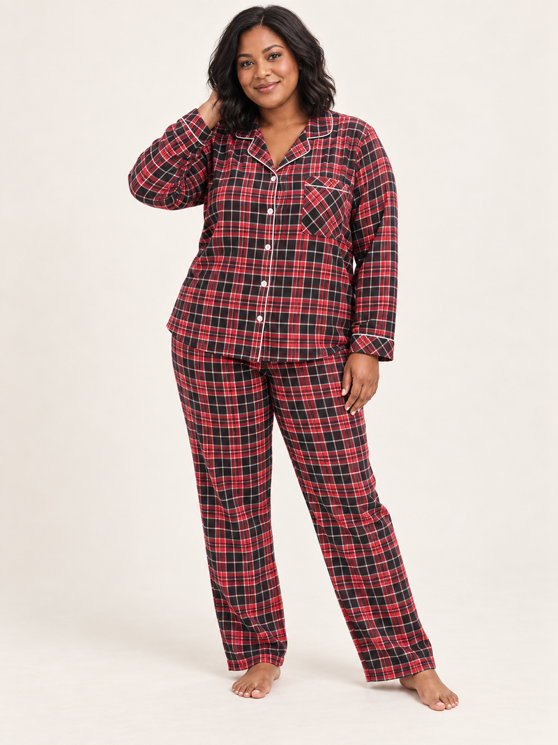 Long-Sleeve Pajama Set