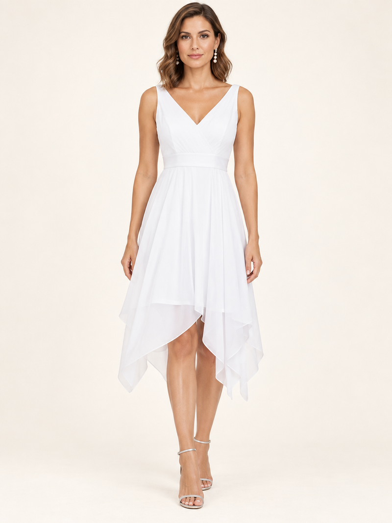 Women's Lace Chiffon Cocktail Ball Gown